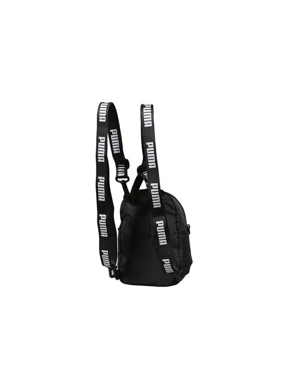 Сумка minime retro backpack 'black' Puma — изображение 2 из 4, черный/белый