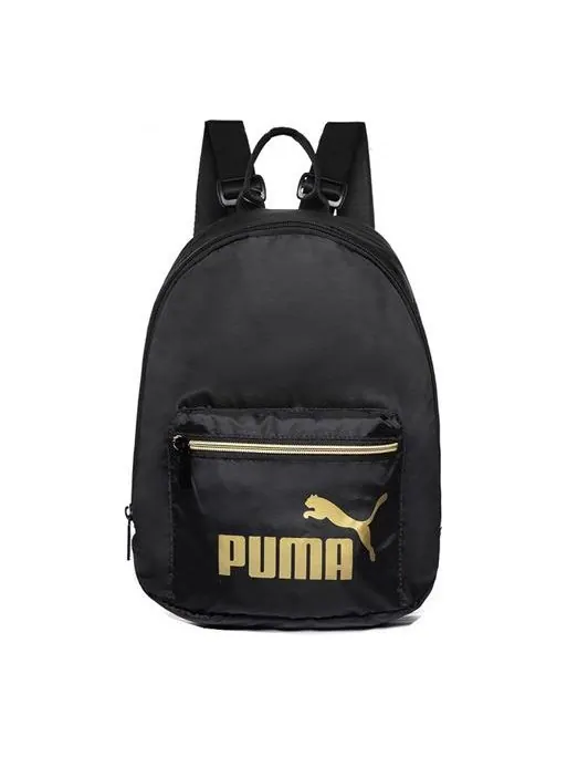 Сумка core seasonal archive backpack 'black gold' Puma — изображение 1 из 3, черный/золотистый