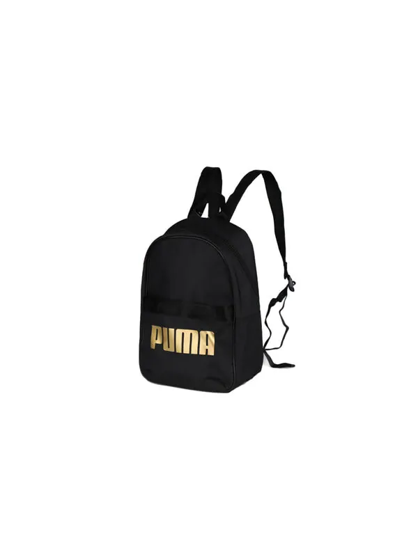Сумка core base backpack 'black gold' Puma — изображение 2 из 4, черный/золотистый