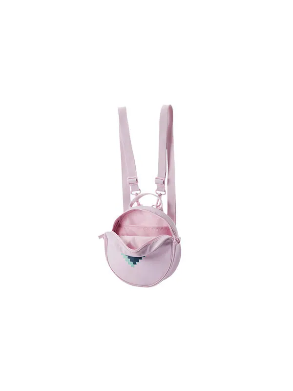 Сумка core round backpack 'pink navy' Puma — изображение 2 из 3, розовый/темно-синий