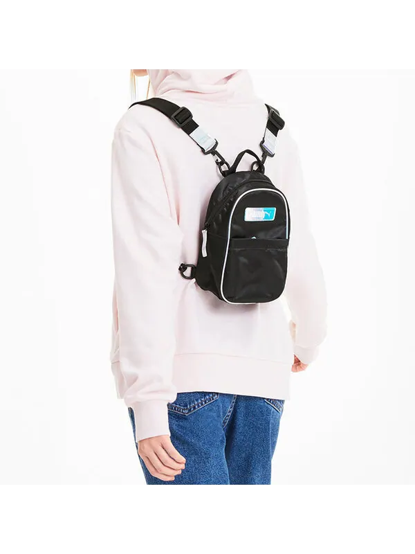 Сумка prime time mini backpack 'black blue' Puma — изображение 4 из 4, черный/синий