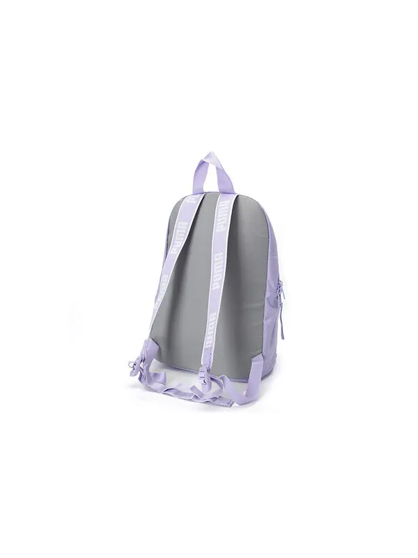 Сумка core base backpack 'purple' Puma — изображение 2 из 4, фиолетовый/белый/серый