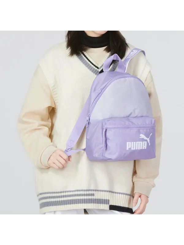 Сумка core base backpack 'purple' Puma — изображение 3 из 4, фиолетовый/белый/серый