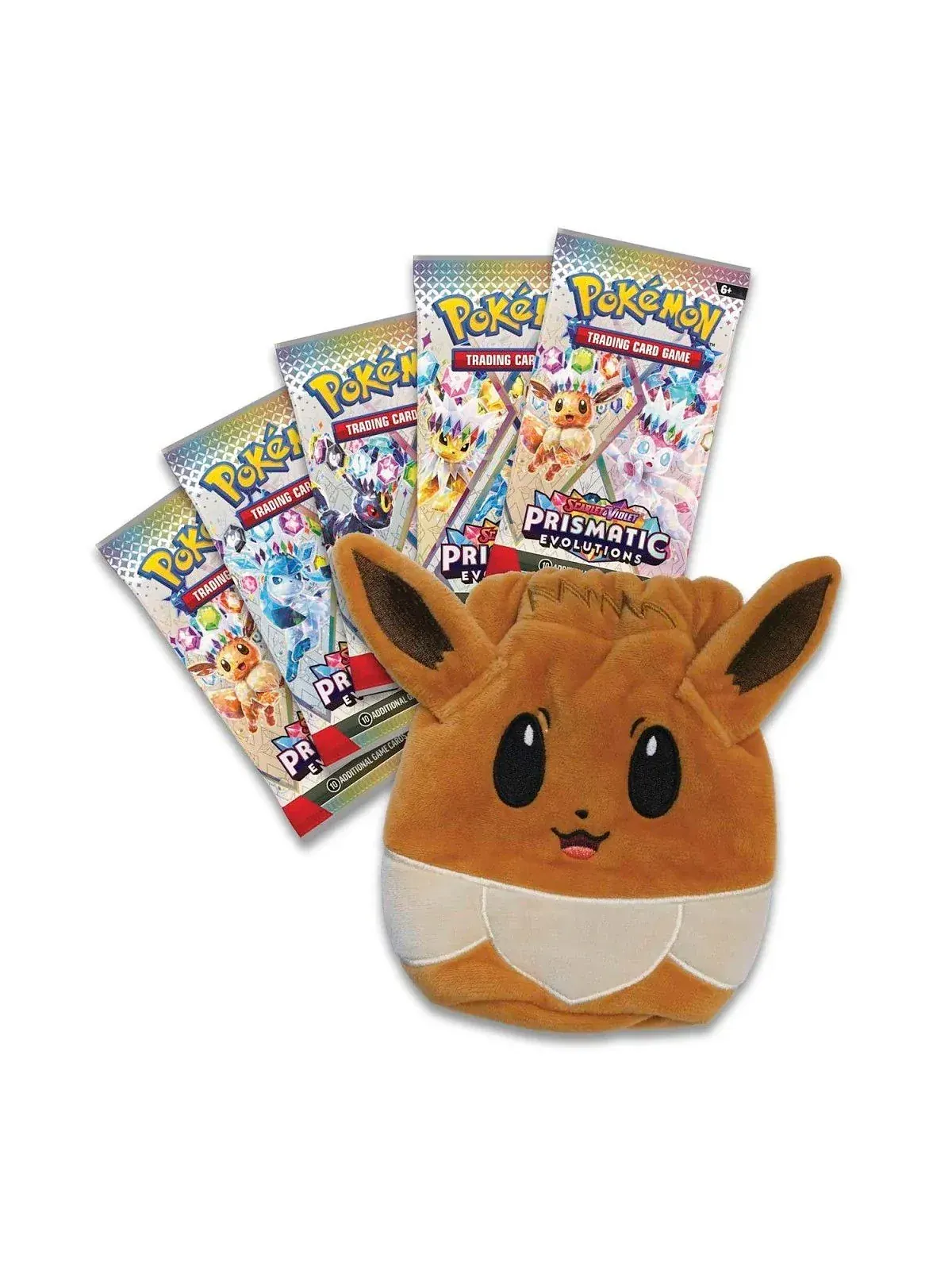 Коллекция коллекционных карточек Pokemon SV: Prismatic Evolutions, англ. 2025, специальный подарочный набор, мульти