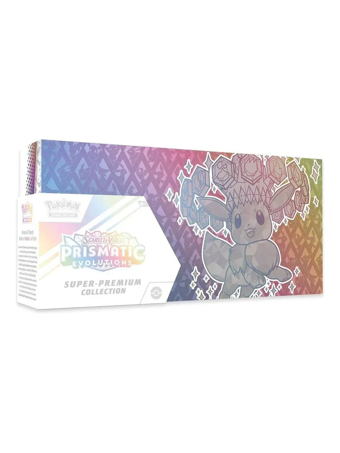 Коллекция коллекционных карточек Pokemon SV: Prismatic Evolutions Super-Premium Collection Box , англ. 2025 год, мульти