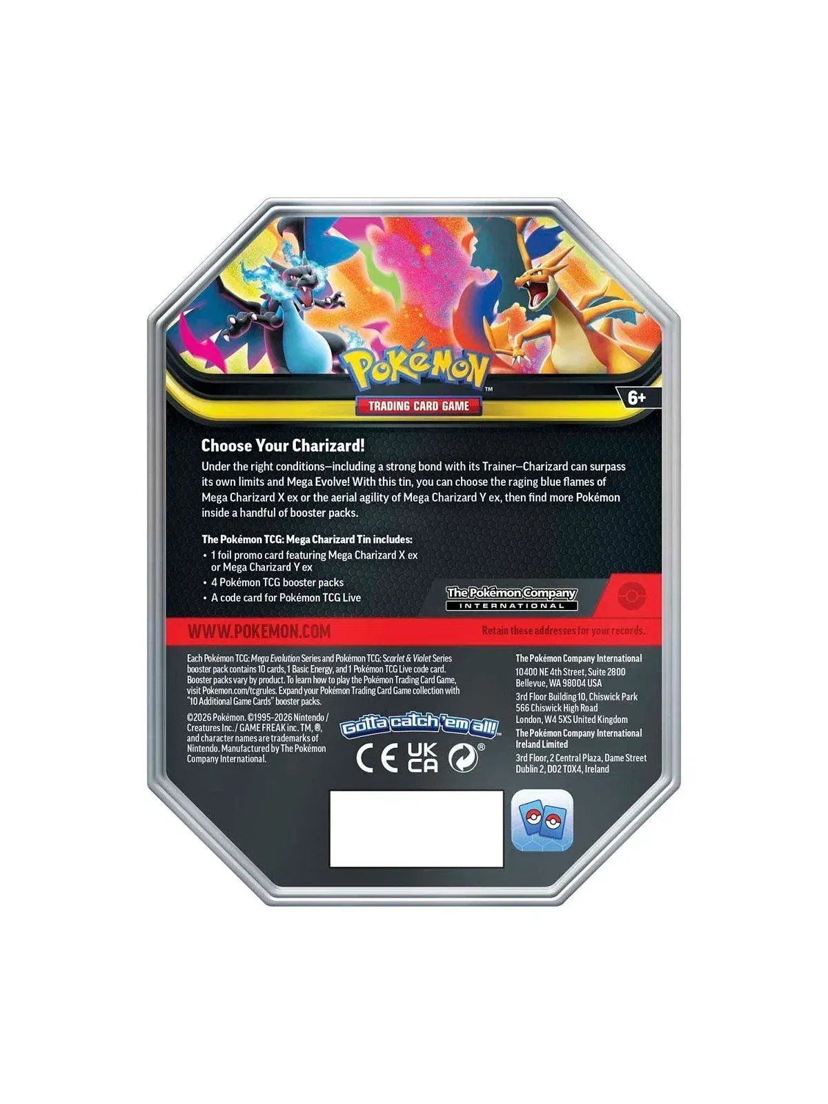 Коллекционная карточка Pokemon Mega Charizard X — изображение 3 из 3, мульти