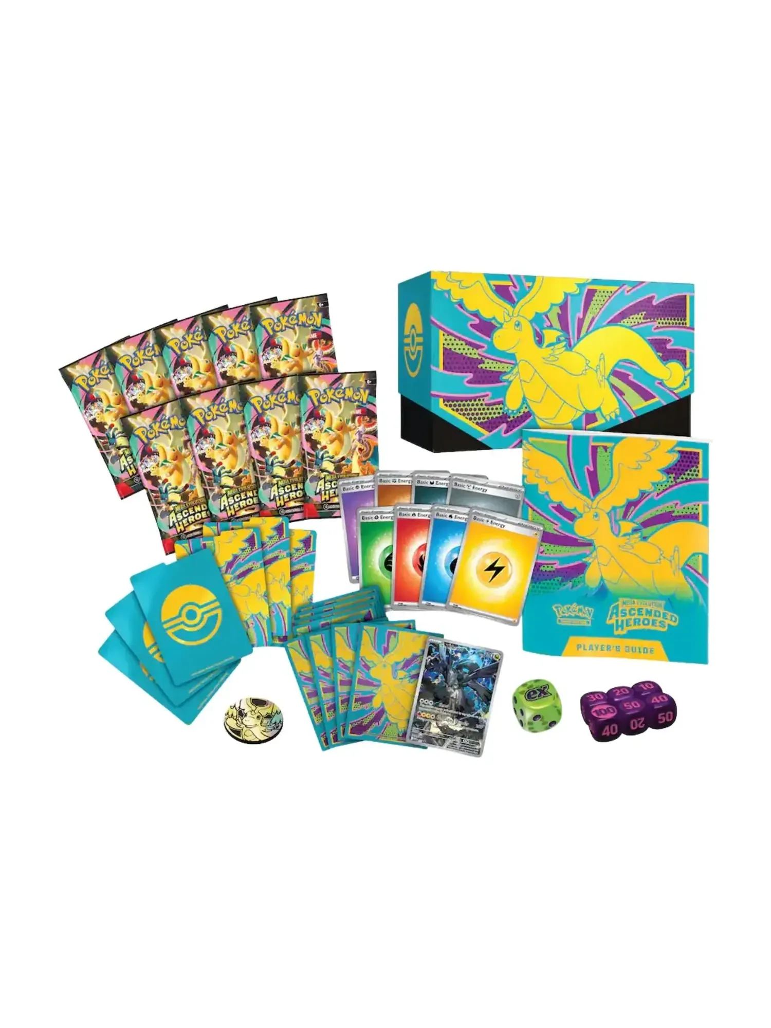 Набор коллекционных карточек Pokemon Eng. 2026 Pokemon ME: Ascended Heroes Elite Trainer Box — изображение 2 из 2, мульти