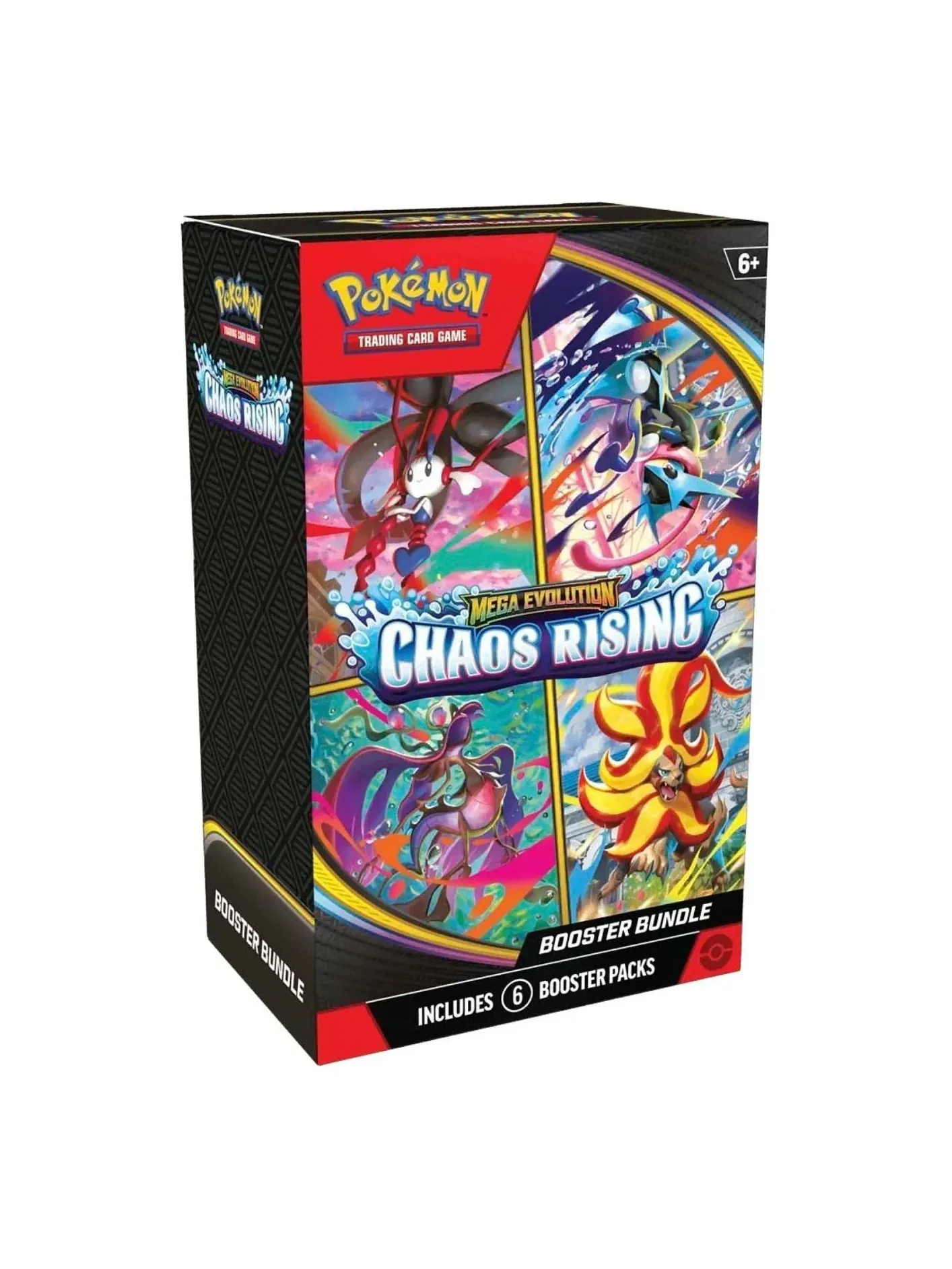 Набор бустеров Pokemon Card Eng. 2026 Pokemon ME04: Mega Evolution Chaos Rising Booster Bundle 10-10403-109, мульти