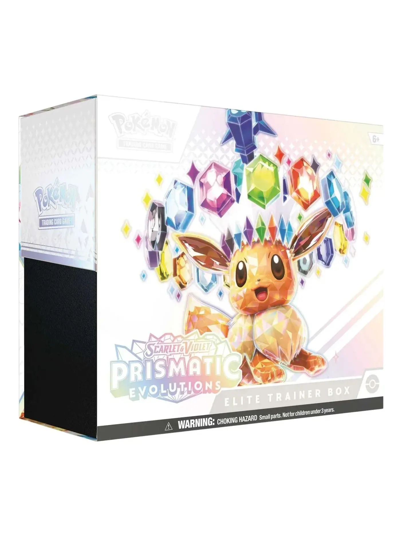 Набор коллекционных карточек Pokemon Eng. 2025 Pokemon SV: Prismatic Evolutions Elite Trainer Box — изображение 1 из 2