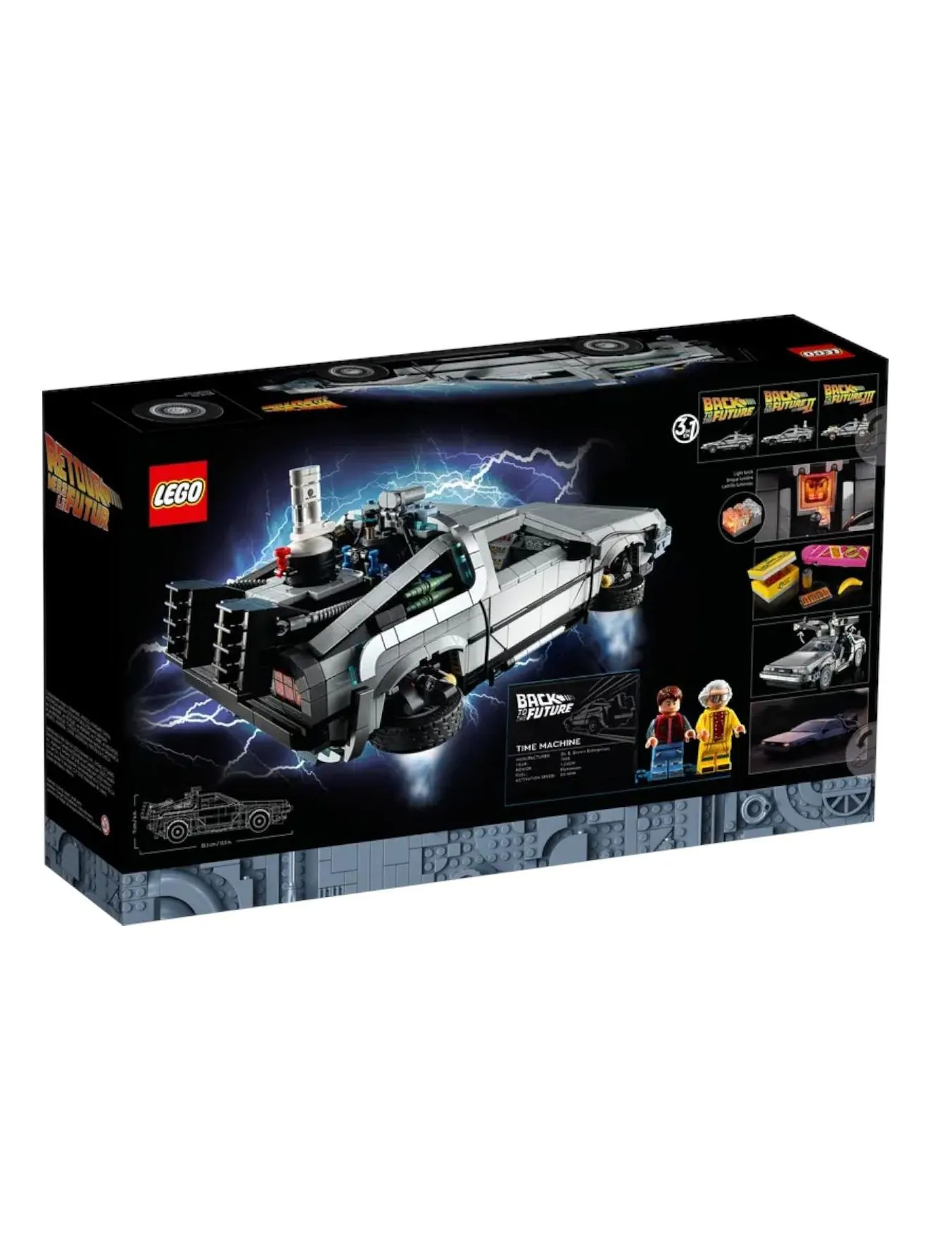 Набор Lego «Назад в будущее: Машина времени ДеЛореан» (номер ) — изображение 2 из 2, мульти