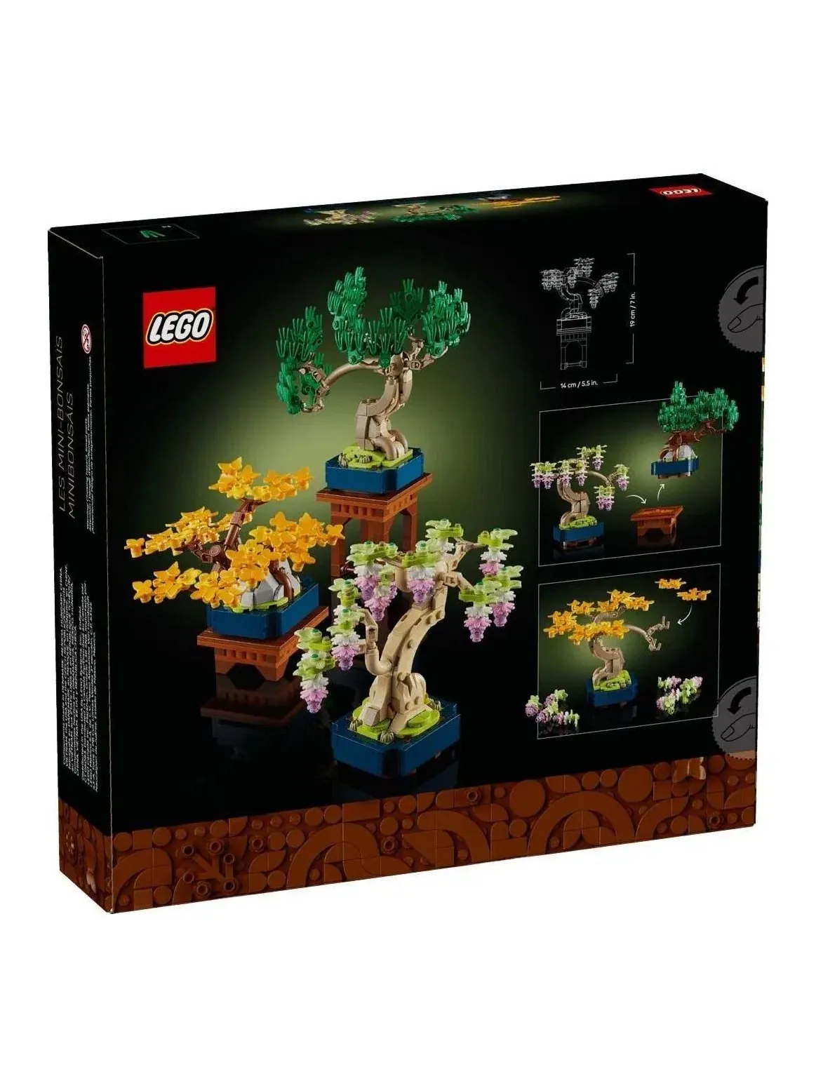 Детский конструктор мини-бонсай LEGO Mini Bonsai Trees — изображение 1 из 2, мульти