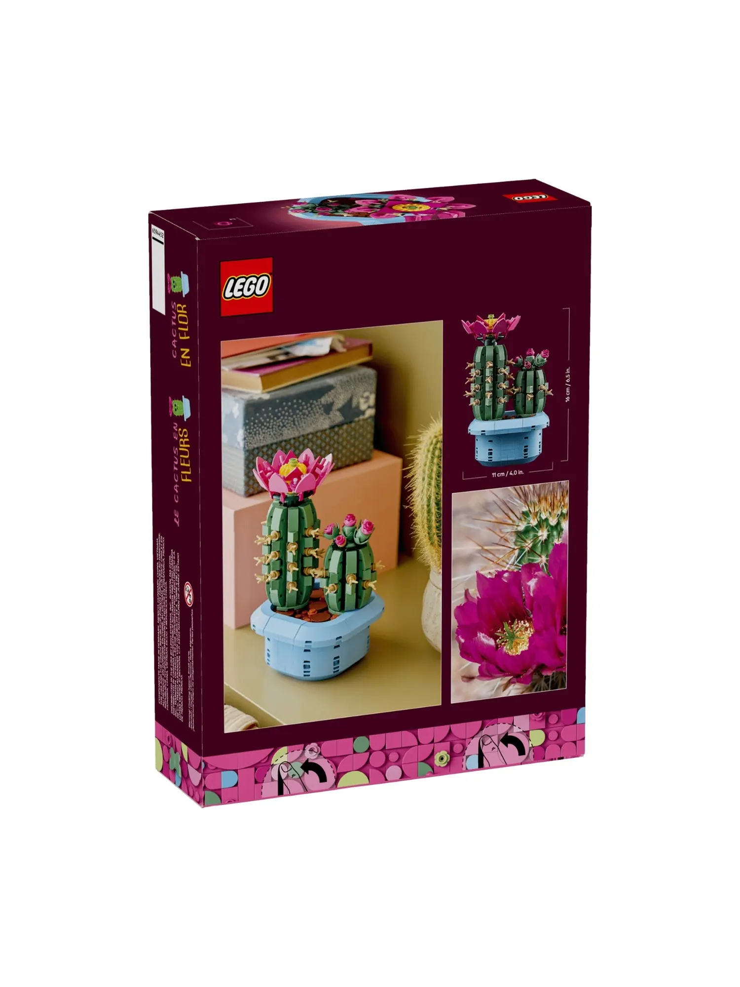 Lego «Ботаническая коллекция» «Цветущий кактус» — изображение 2 из 2, мульти