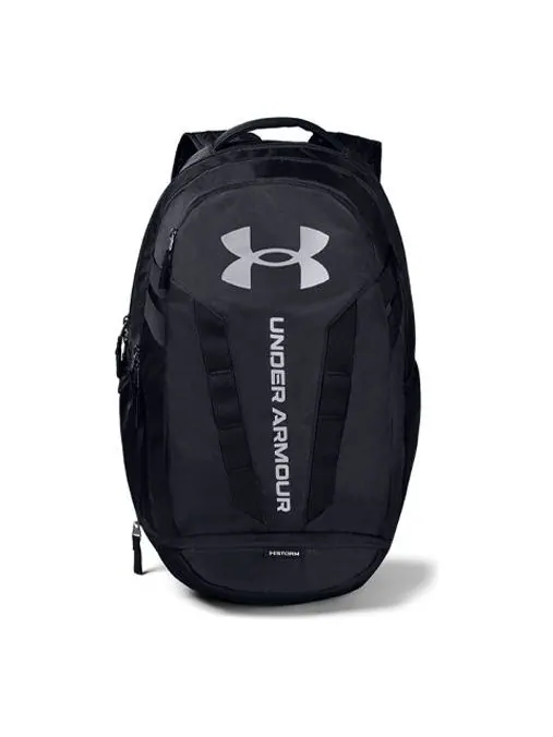 Рюкзак мужской Under Armour Hustle 5.0 Black Silver — изображение 1 из 4, черный
