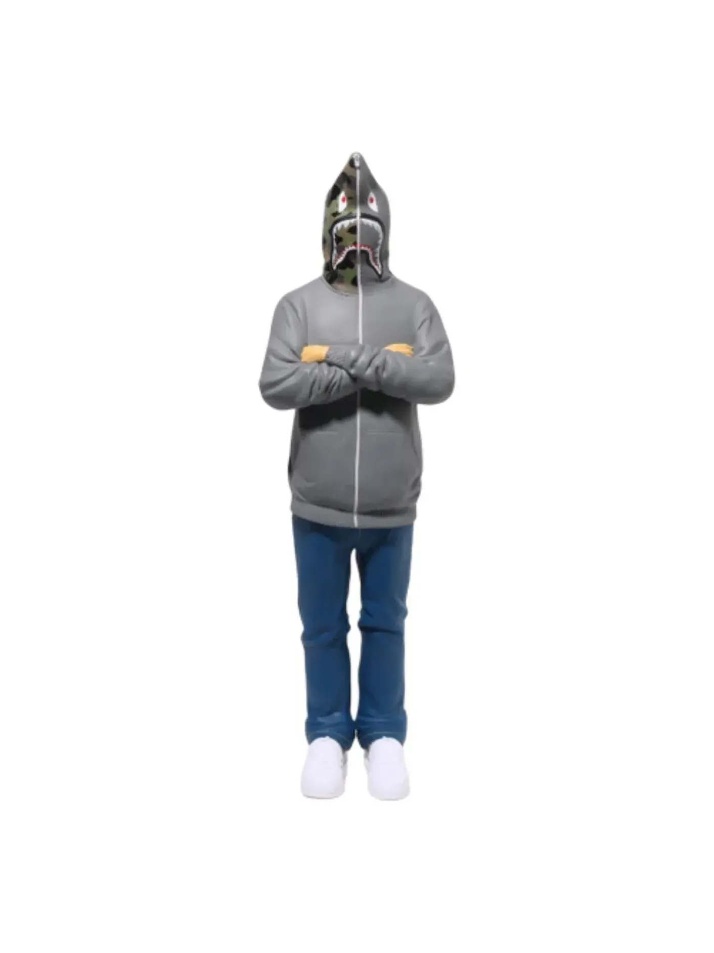 A Bathing Ape фигурка Shark серая — изображение 1 из 5, серый