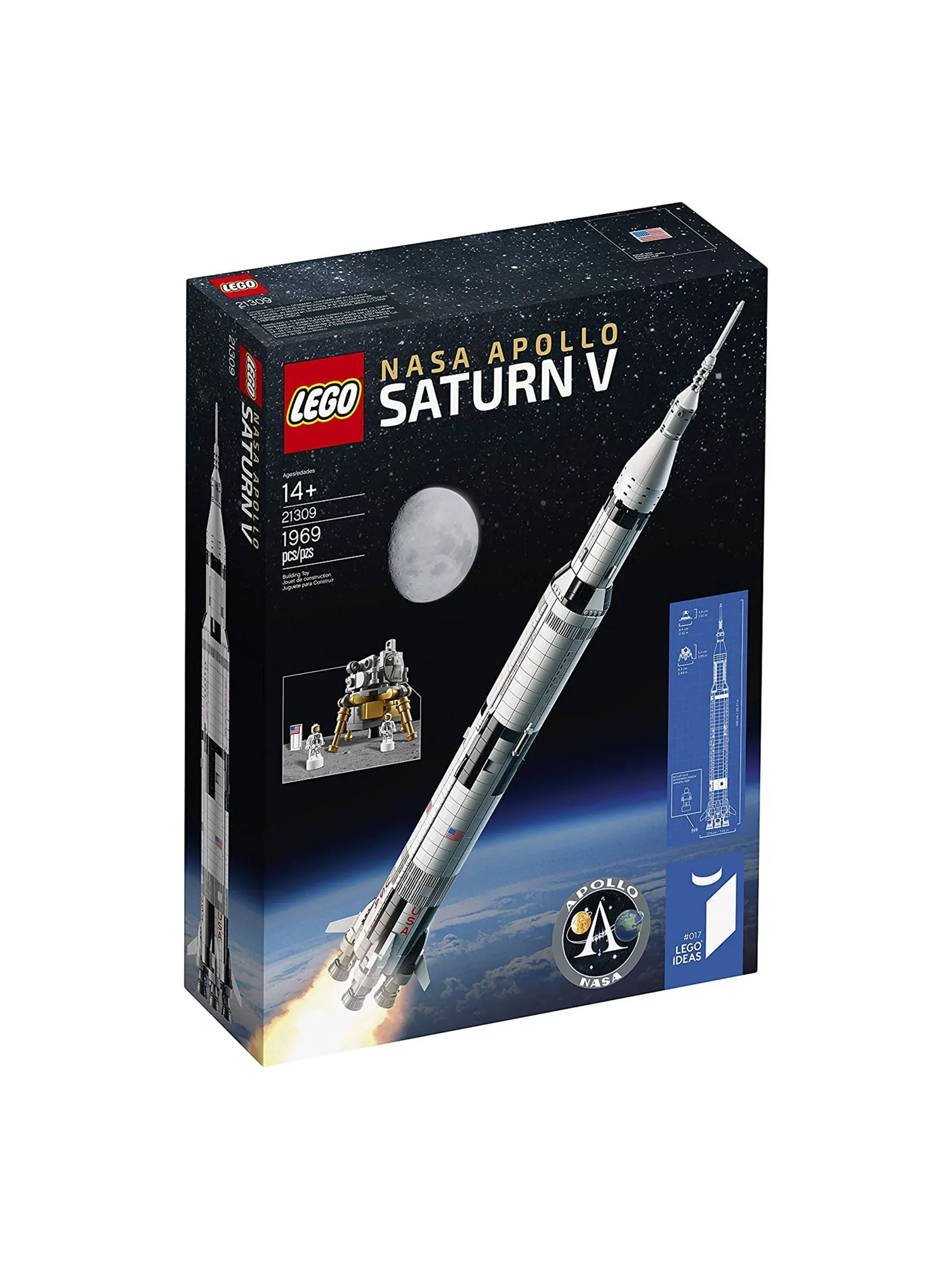 Набор Lego Ideas NASA Apollo Saturn V, номер — изображение 1 из 1, мульти