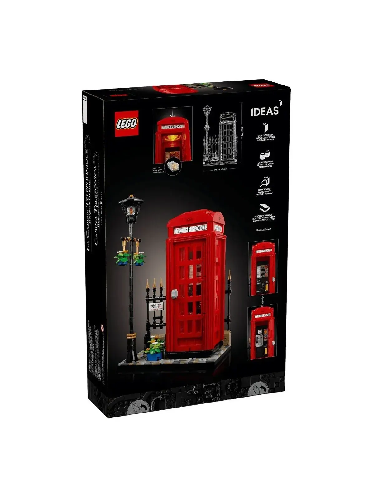 Красная лондонская телефонная будка LEGO — изображение 1 из 3, мульти