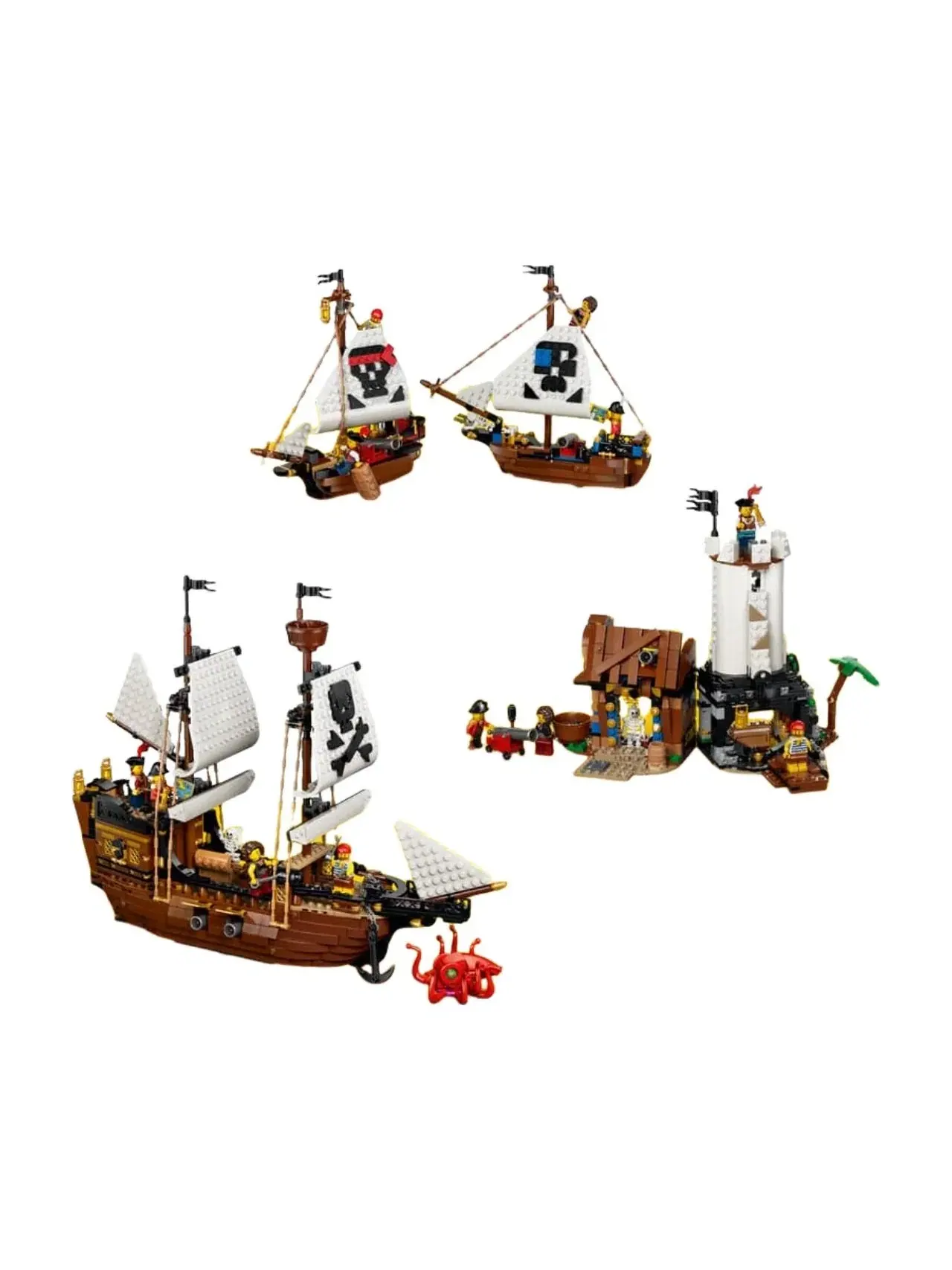 Конструктор LEGO Iconic Pirate Ship 31387 — изображение 2 из 4, мульти