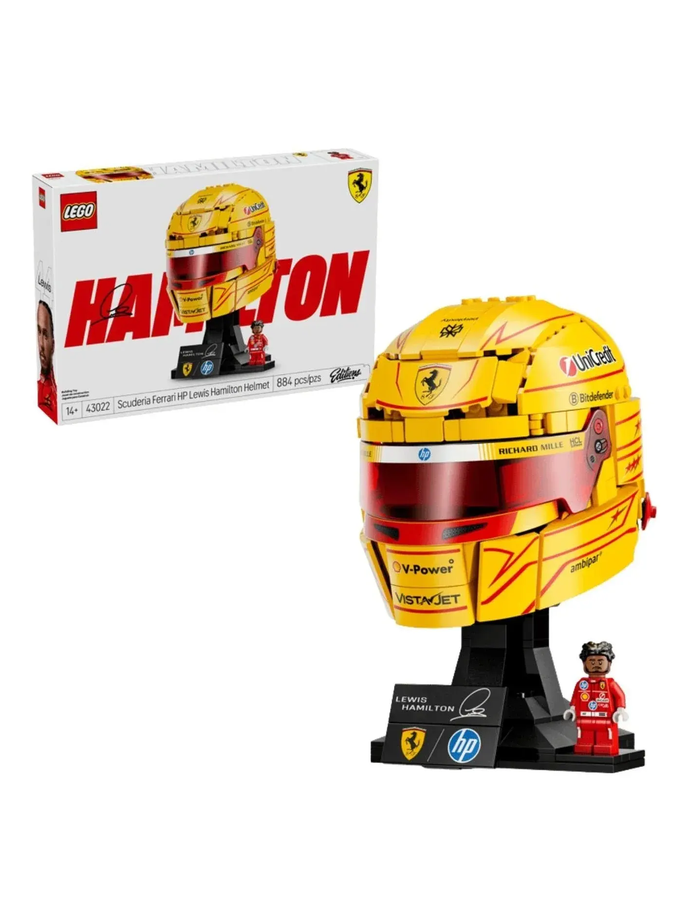 LEGO Scuderia Ferrari HP Шлем Льюиса Хэмилтона — изображение 1 из 1, мульти