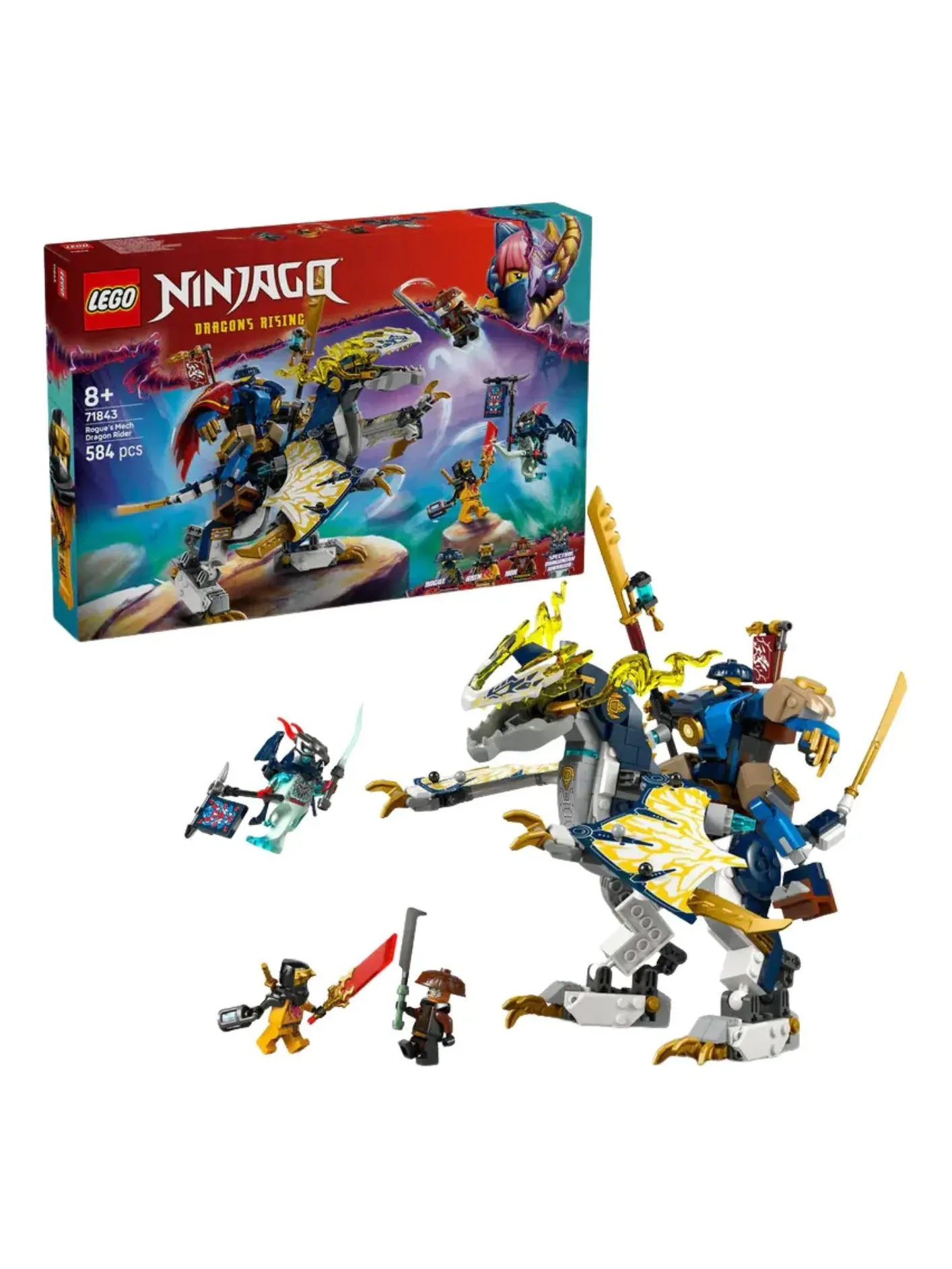 LEGO Механический драконий всадник Роуг 71843 — изображение 1 из 1, мульти