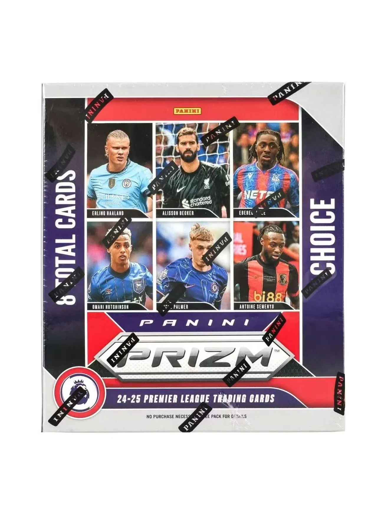 Коллекционный бокс с карточками Panini Prizm Soccer 24-25 Premier League EPL Choice Box — мульти