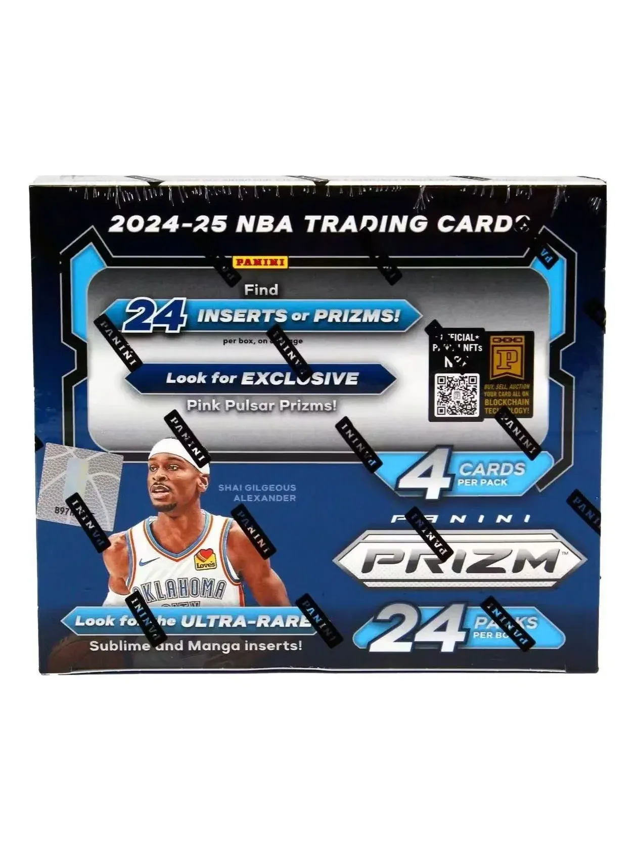Коллекционный набор карточек Panini Prizm Basketball 24-25 NBA Retail Box — мульти
