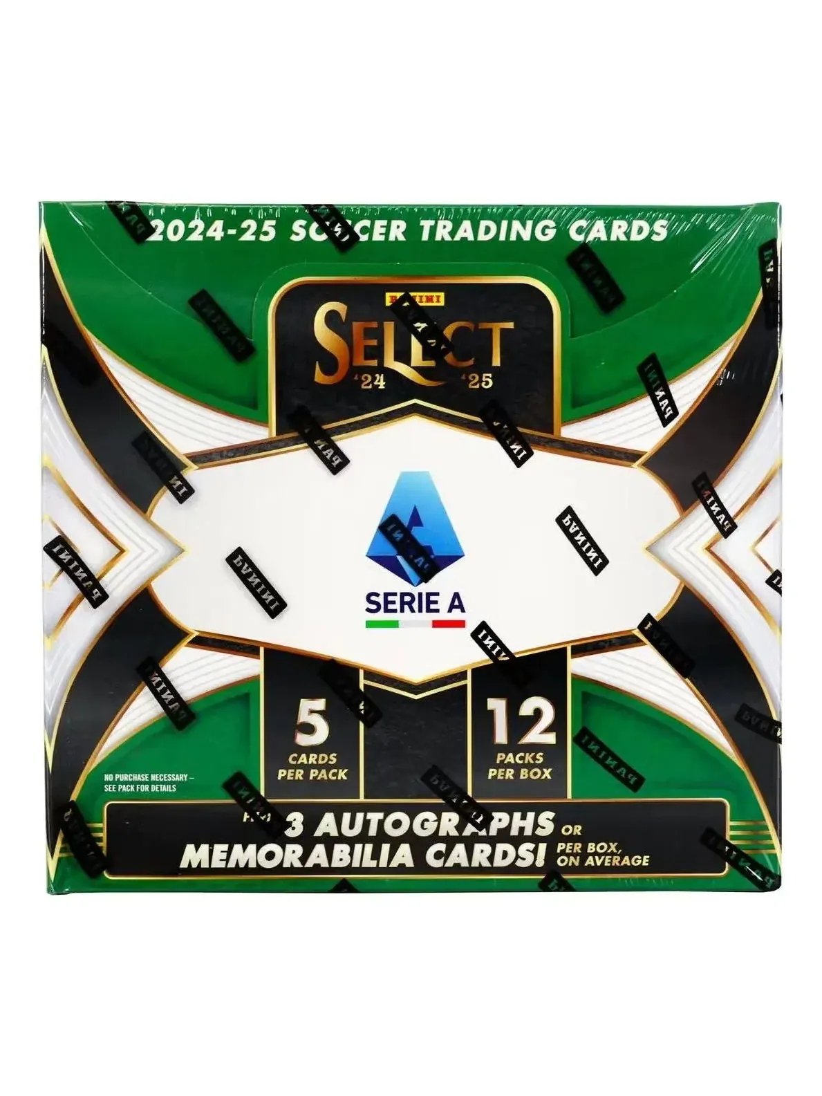 Коллекционный бокс карточек с автографами Panini Select Soccer 24-25 Serie A Hobby — мульти