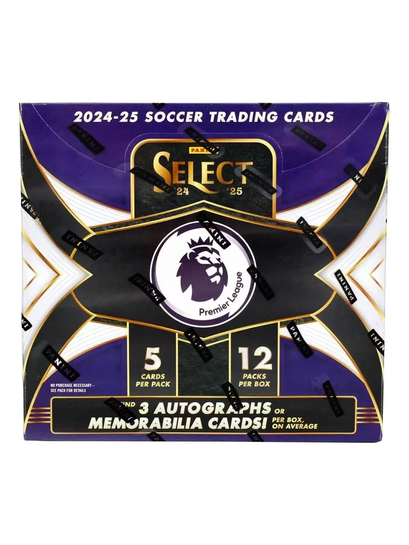 Коллекционная карточная коробка Panini Select Soccer 24-25 Premier League EPL Hobby Box — мульти