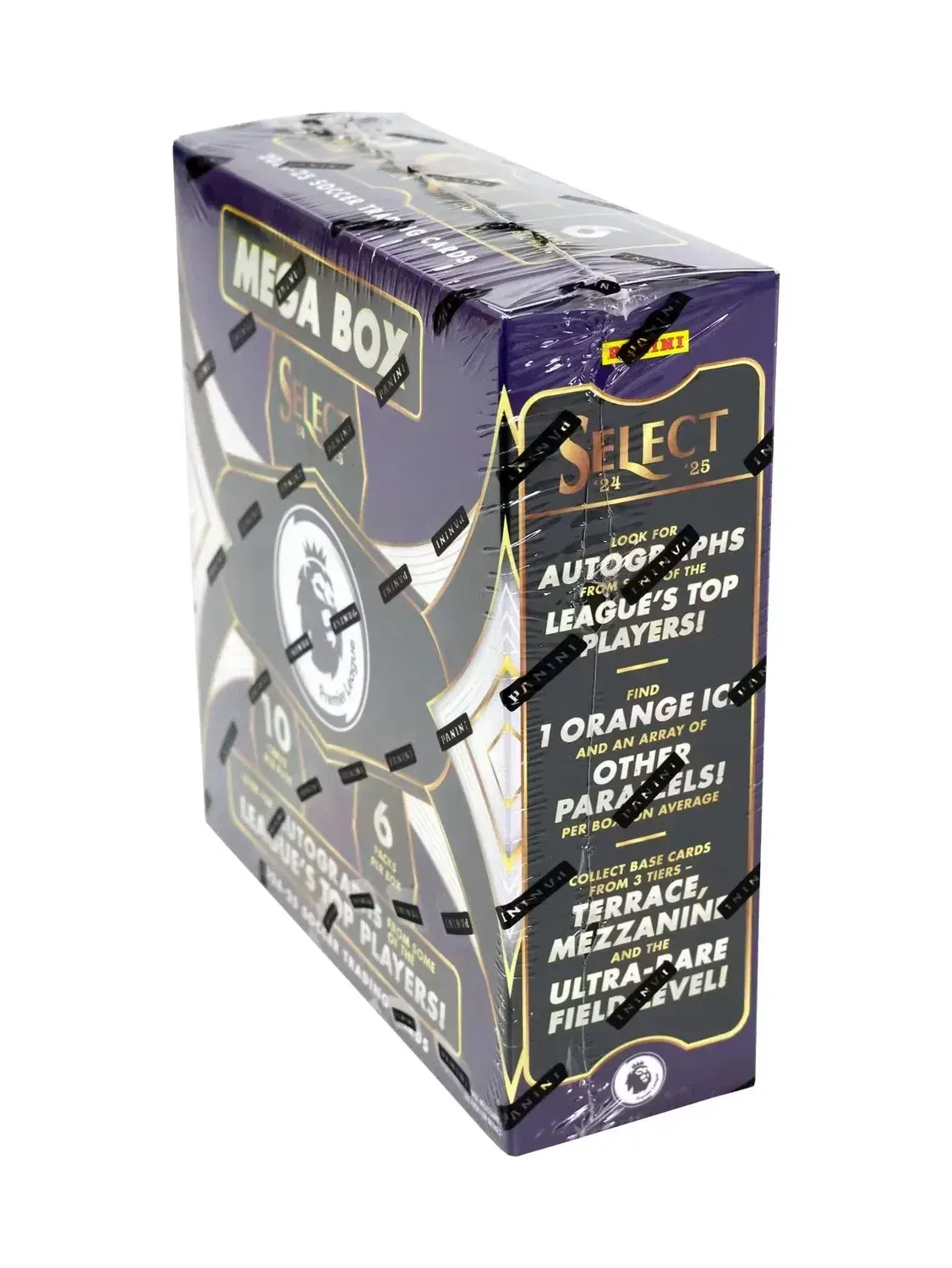Коллекционный набор карточек Panini Select Soccer 24-25 Premier League EPL Mega Box — изображение 2 из 2, мульти