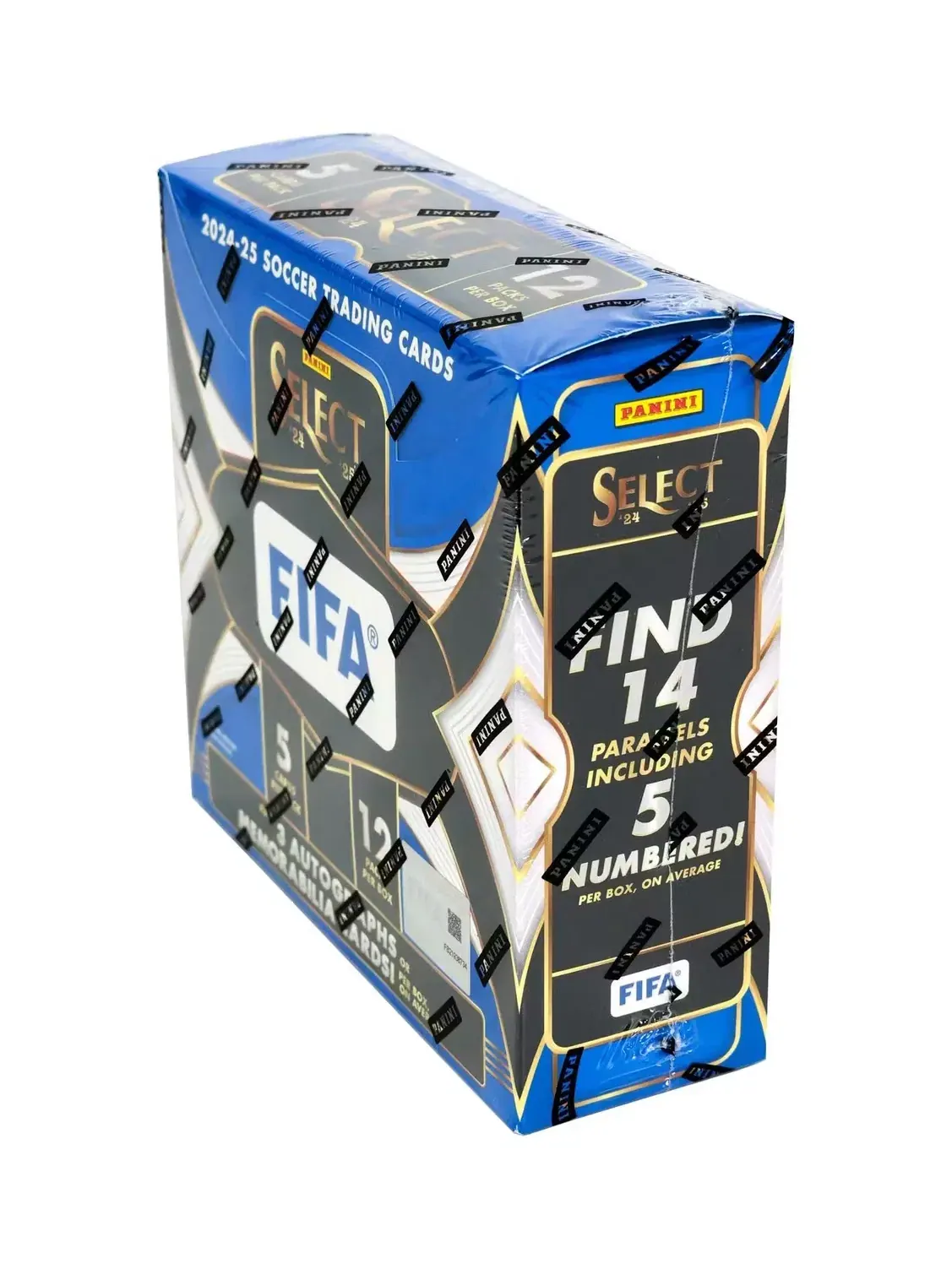 Коллекционный бокс футбольных карточек Panini Select Soccer 24-25 FIFA Hobby Box — изображение 2 из 2, мульти