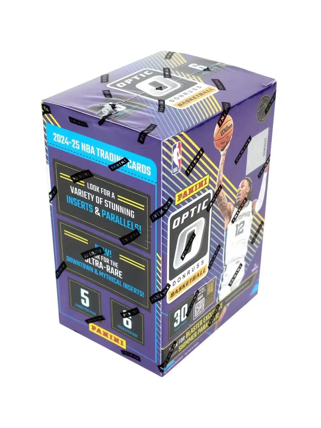 Коллекционный набор карточек Panini Donruss Optic Basketball 24-25 NBA Blaster Hobby Box — изображение 2 из 2, мульти