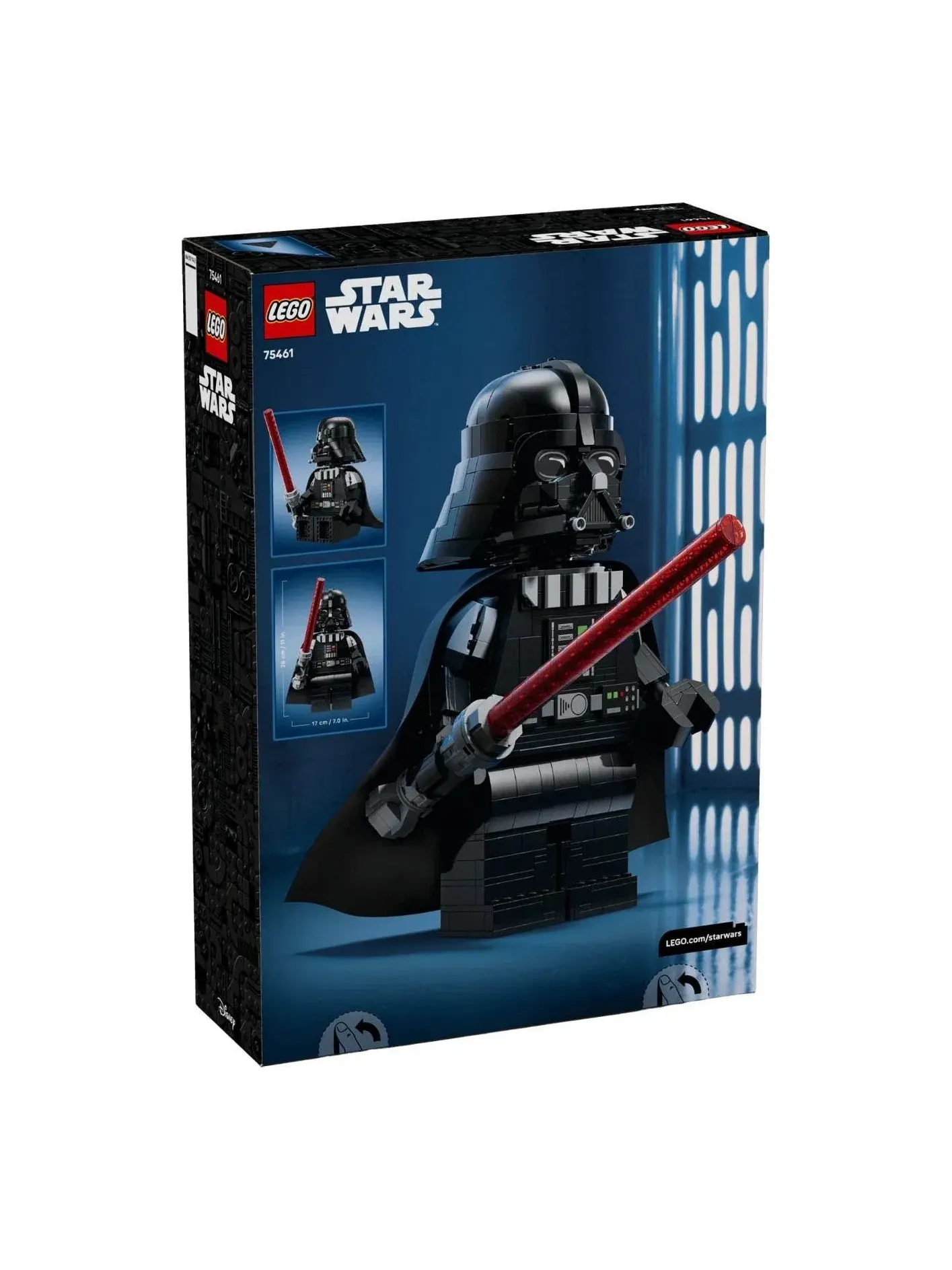 Увеличенная минифигурка Дарта Вейдера из серии LEGO Star Wars — изображение 1 из 2, черный