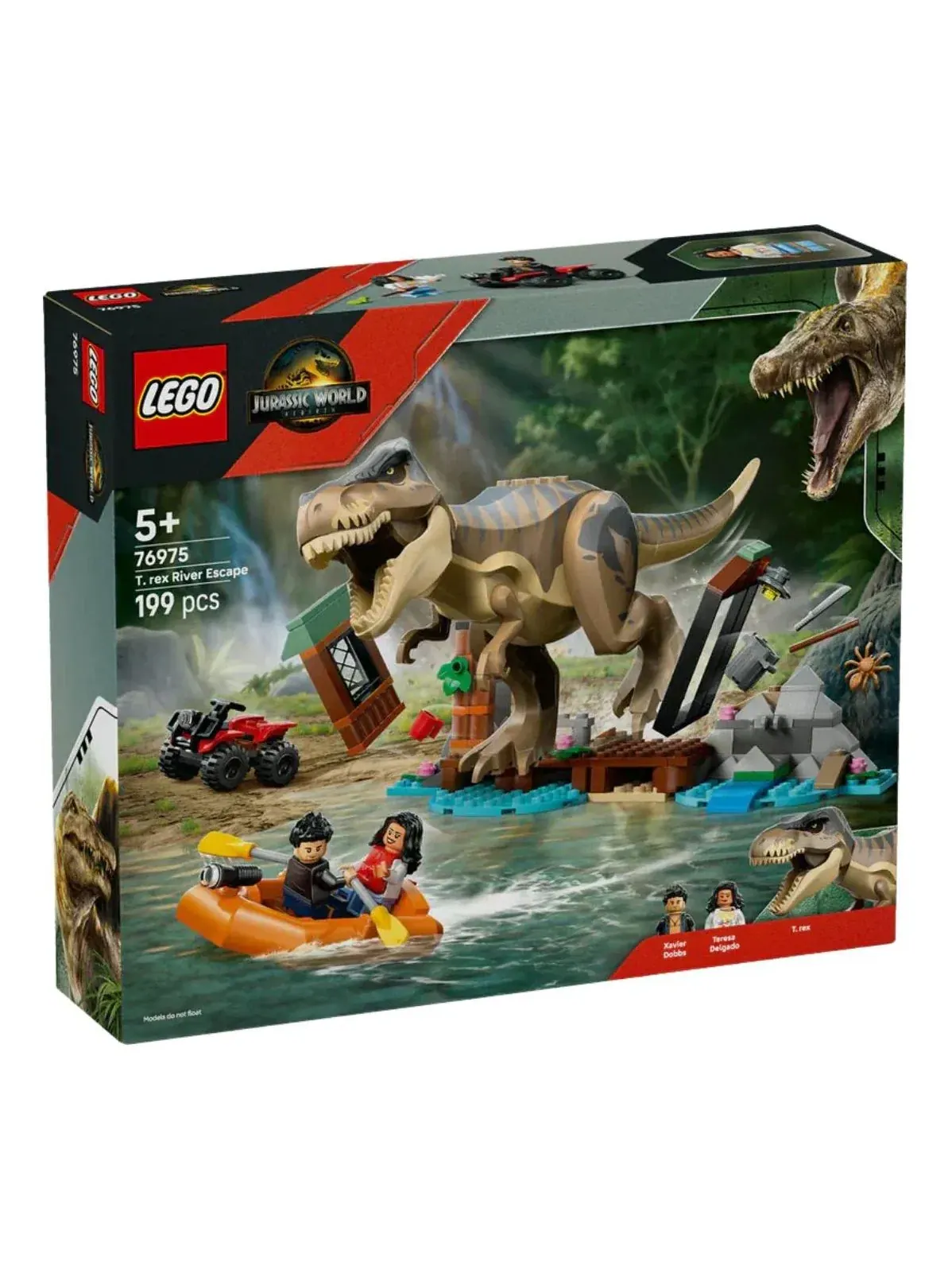 LEGO T. rex River Escape 76975