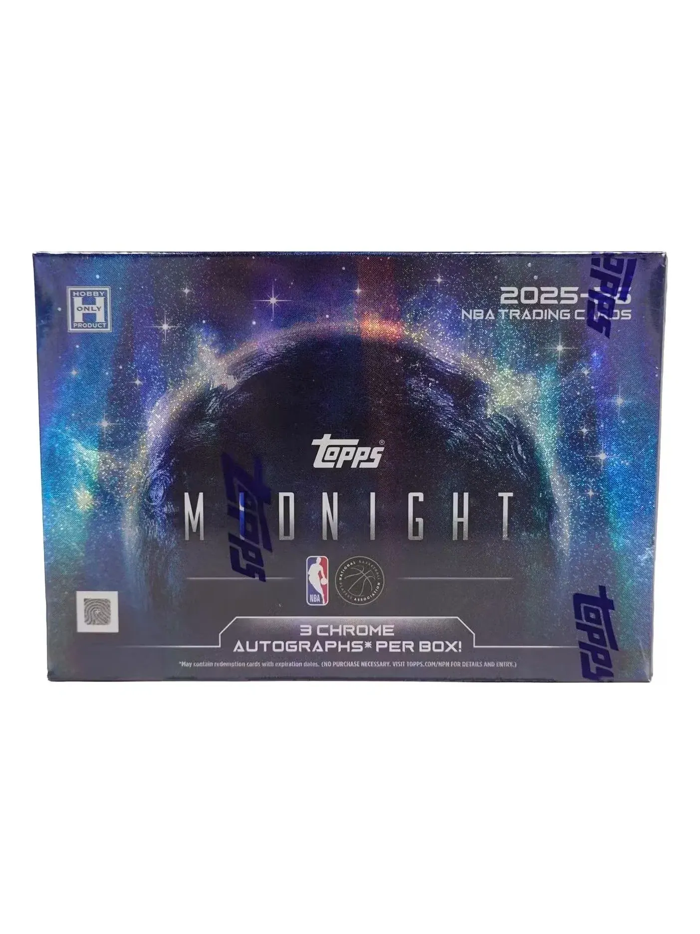 Коллекционная коробка с карточками баскетбол Topps Midnight Hobby