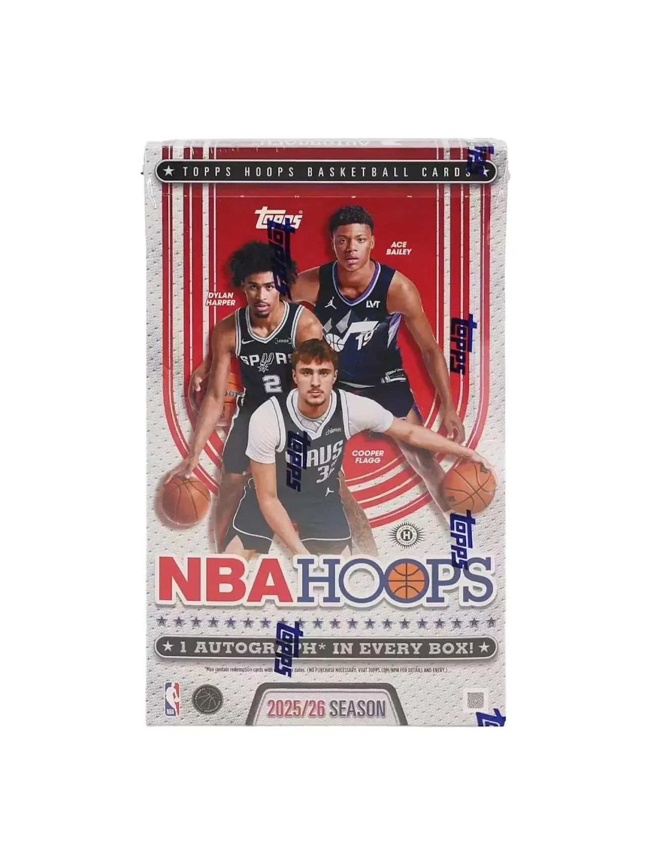 Коллекционный набор карточек Topps Hoops Basketball 25-26 Hobby Box