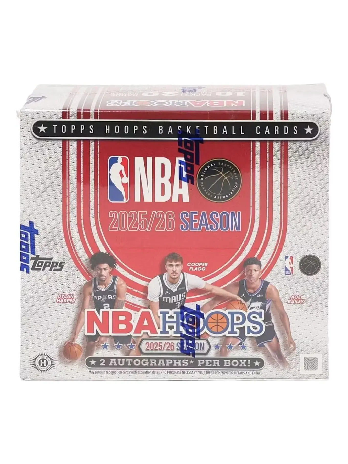 Коллекционный набор карточек Topps Hoops Basketball 25-26 Hobby Jumbo Box