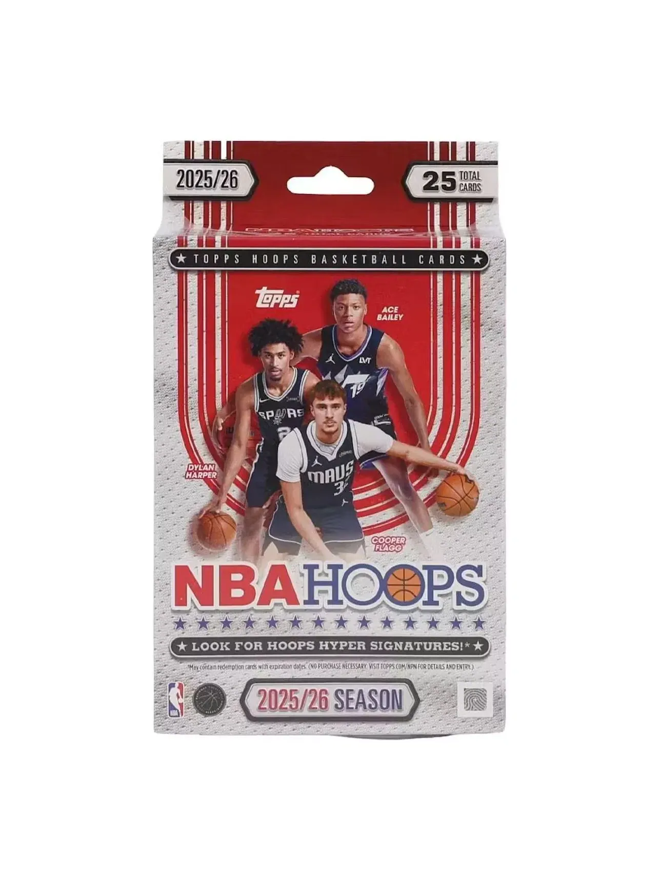 Коллекционная карточная коробка с автографами Topps Hoops