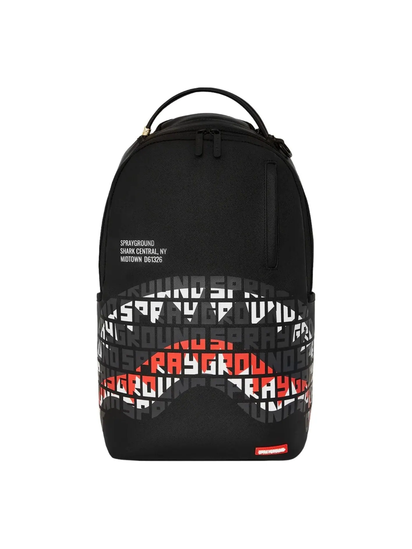 Рюкзак мужской Sprayground Shark Central Sharkcode — мульти