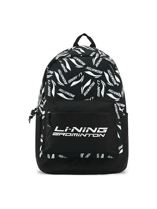 Рюкзак мужской Li-Ning Badminton Logo Black White — изображение 1 из 4, черный