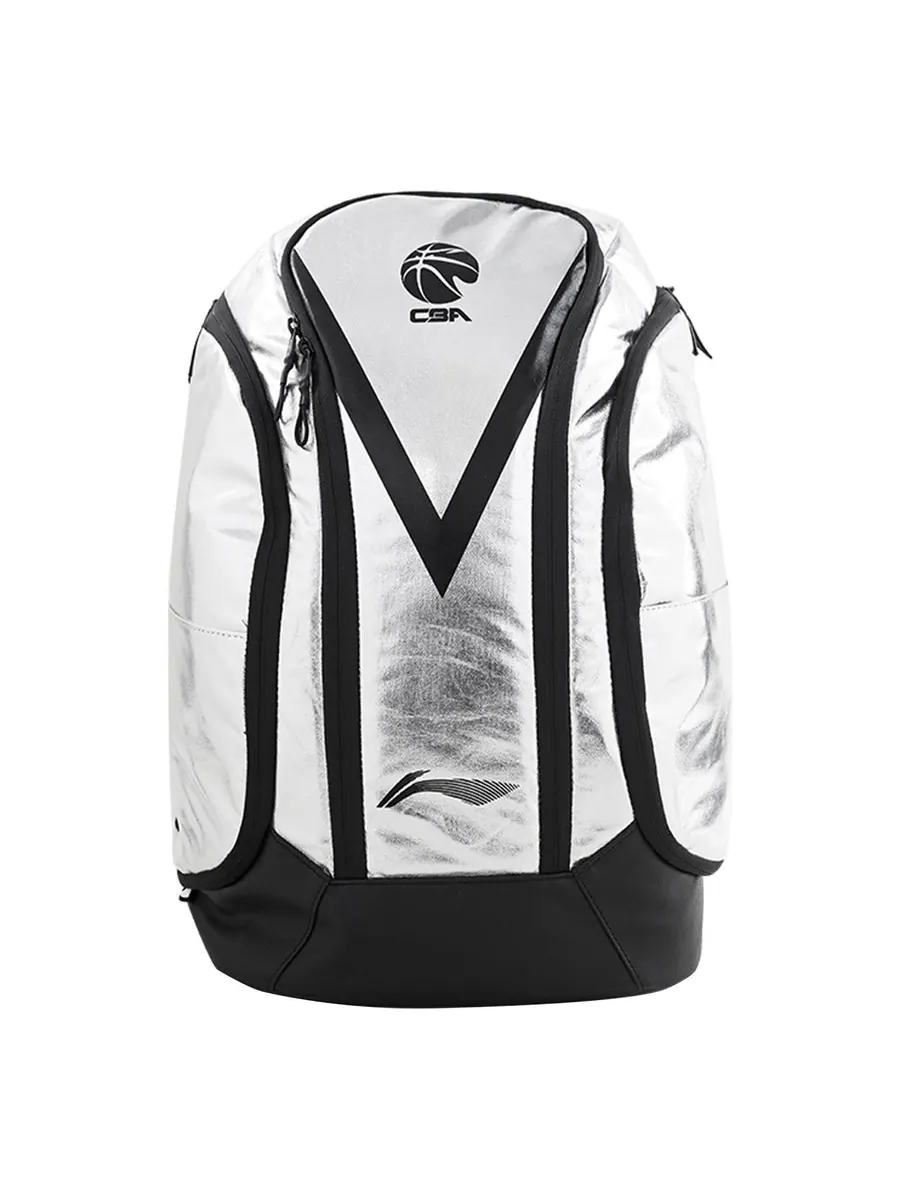 Рюкзак мужской Li-Ning CBA All Star Player Silver Black — изображение 1 из 6, серебряный