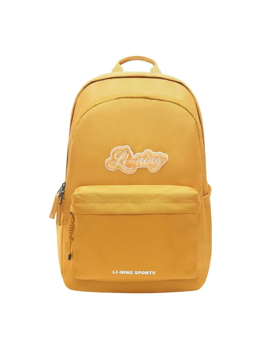 Рюкзак мужской Li-Ning Lifestyle Yellow — изображение 1 из 3, желтый