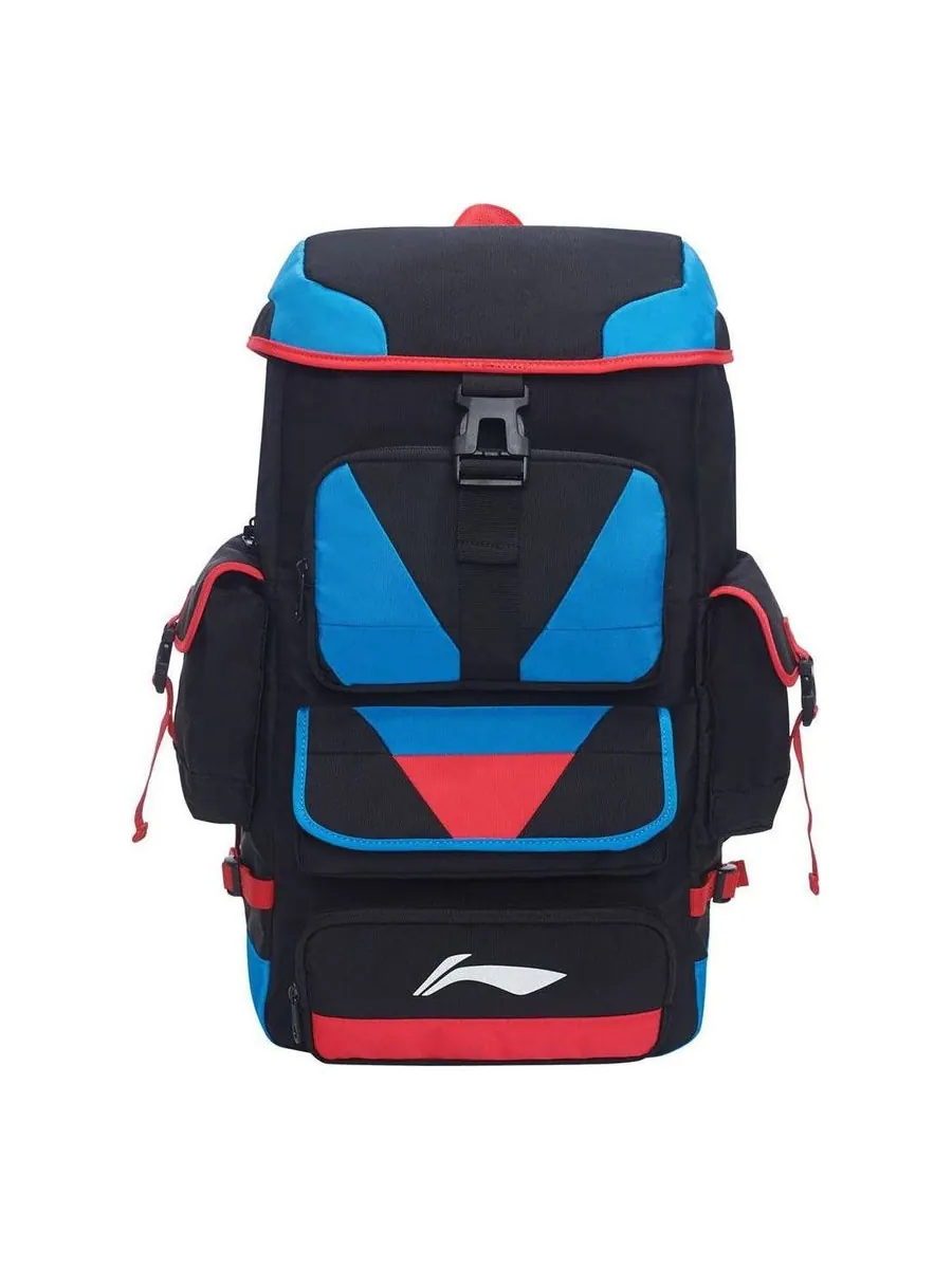 Рюкзак мужской Li-Ning Basketball Black Blue Red — изображение 1 из 8, черный