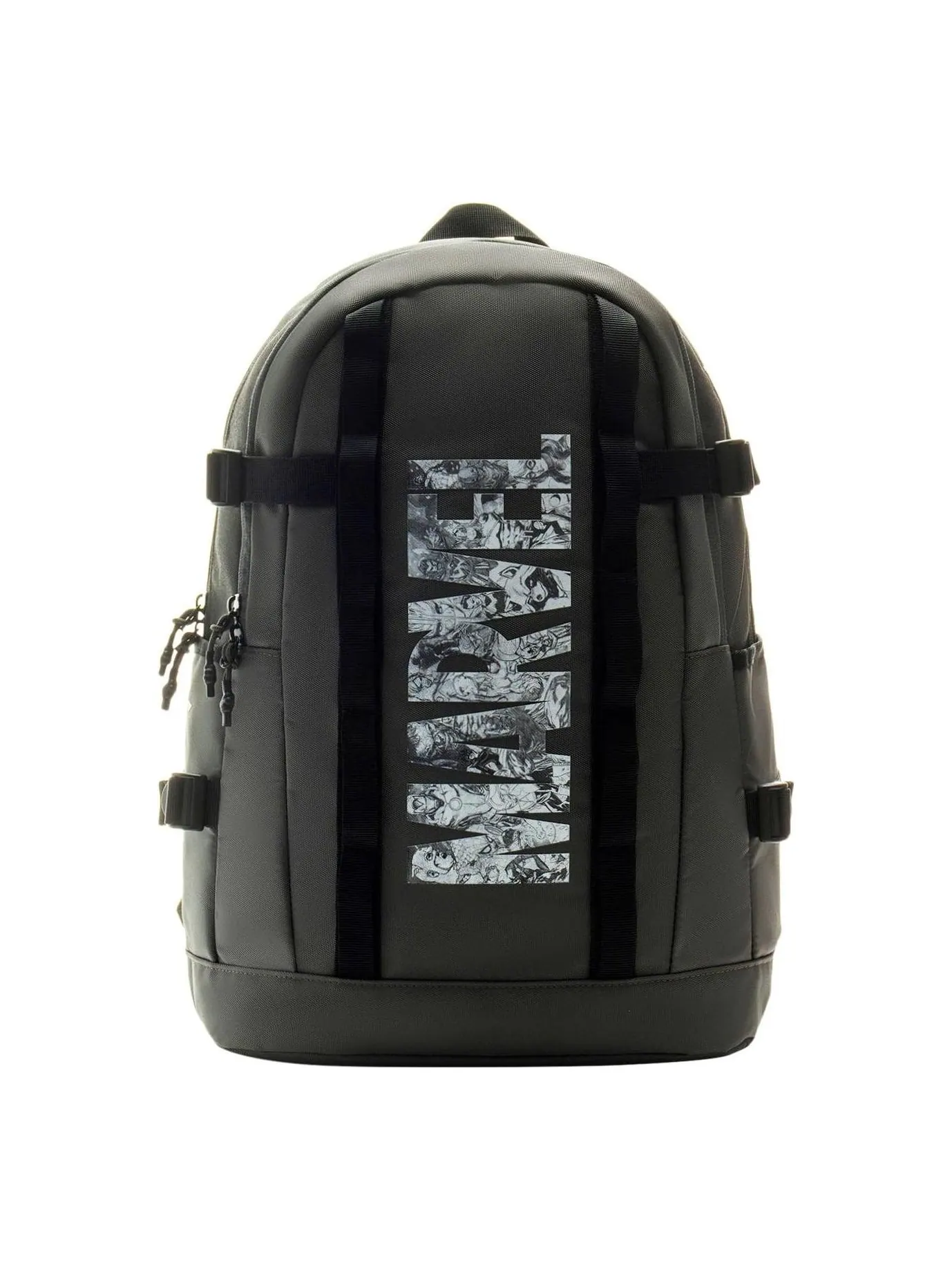 Рюкзак Li-Ning x MARVEL Graphic Backpack Large — изображение 1 из 4, оливковый зеленый/черный