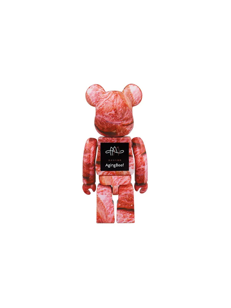 Фигурка BE@RBRICK AgingBeef 10 Anniversary 100% — изображение 2 из 2, красный