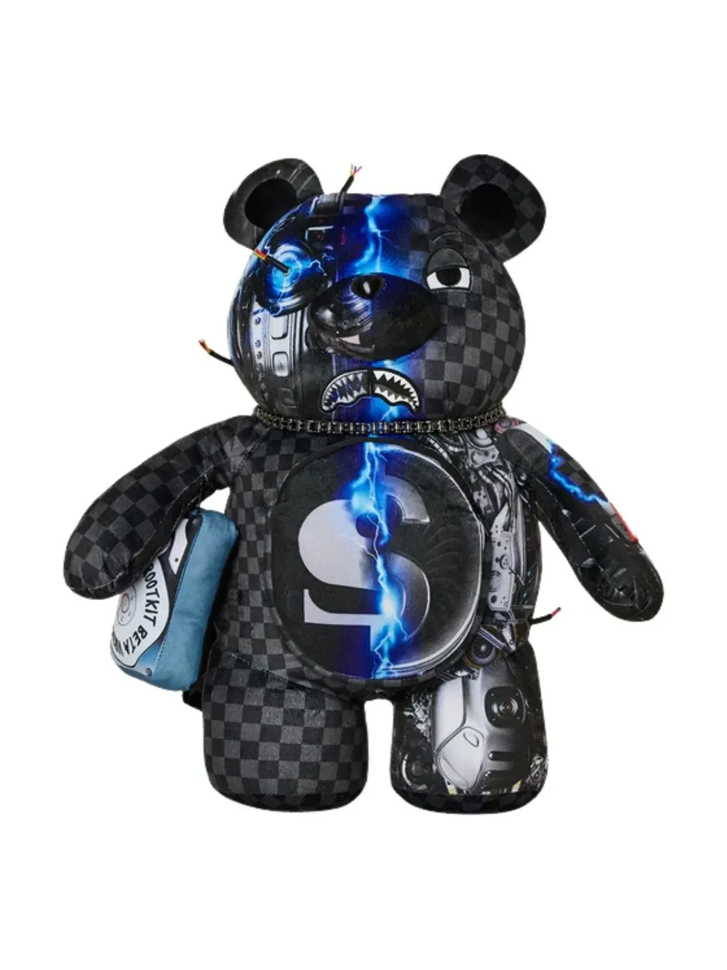 Рюкзак мужской Sprayground Cyborg Roboandroid Terminator Moneybear — черный