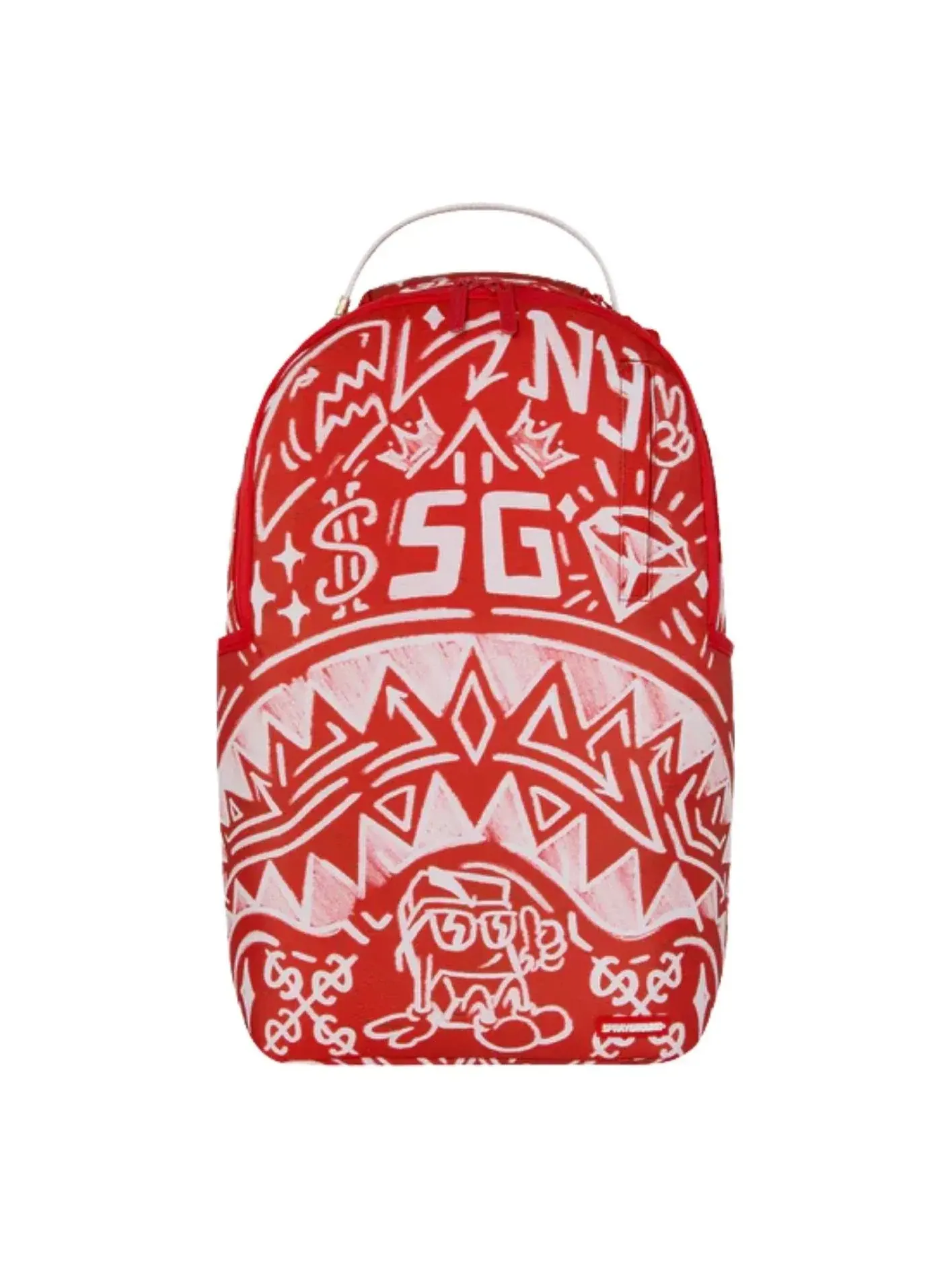 Рюкзак мужской Sprayground Nitro Static — красный