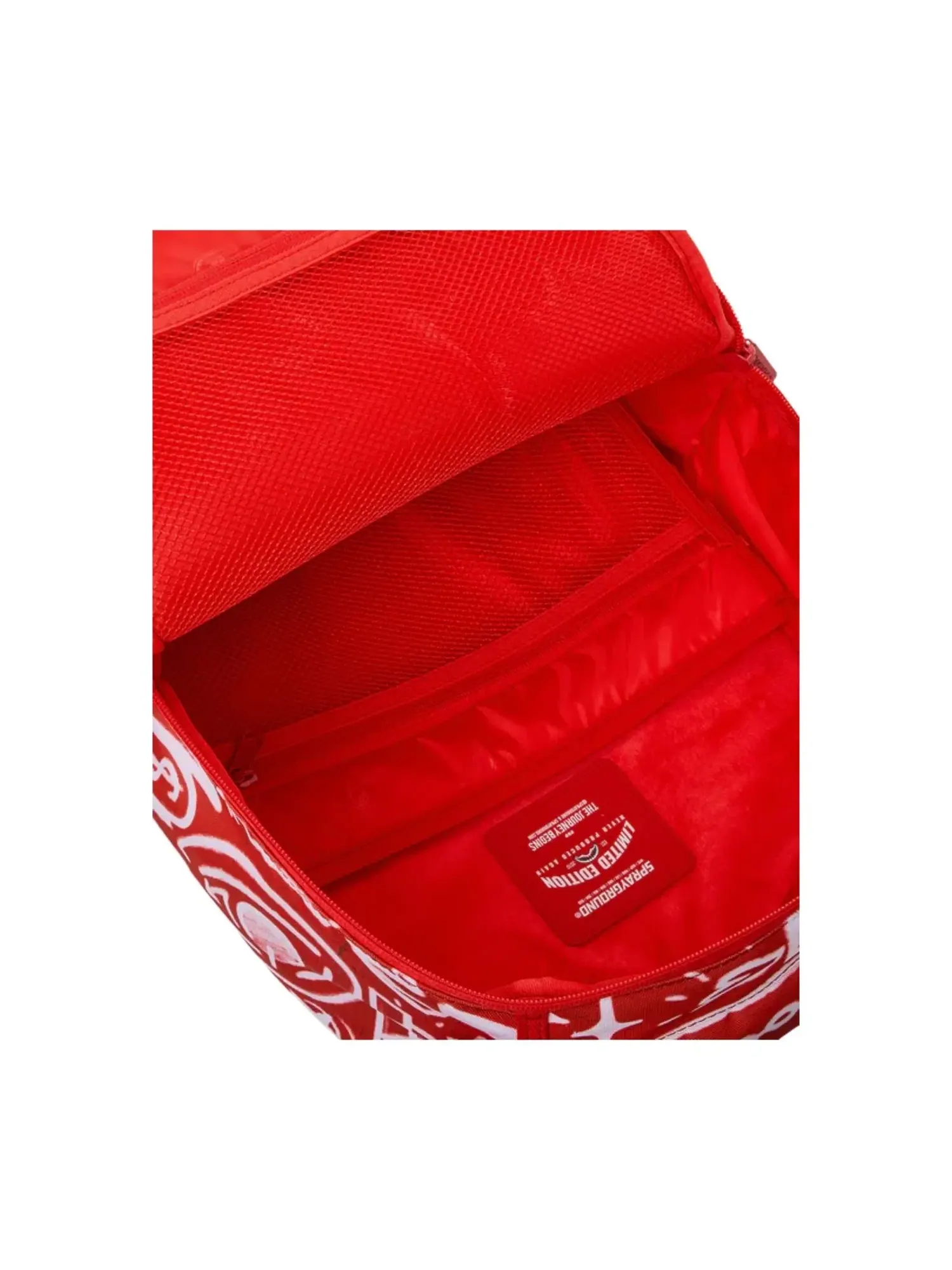 Рюкзак мужской Sprayground Nitro Static — изображение 4 из 5, красный