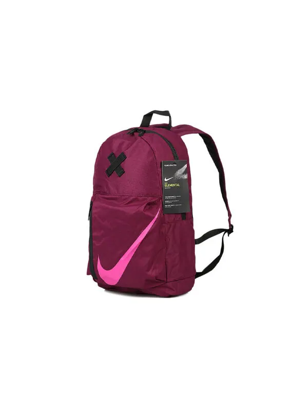 Сумка elemental backpack 'dark red' Nike — изображение 2 из 4, темный красный