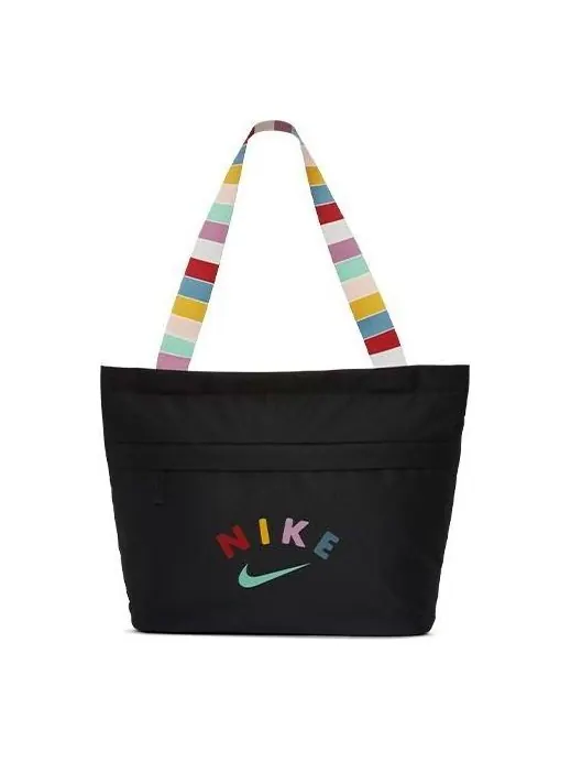 Сумка tanjun tote 'black red green' Nike — изображение 1 из 4, черный/красный/зеленый