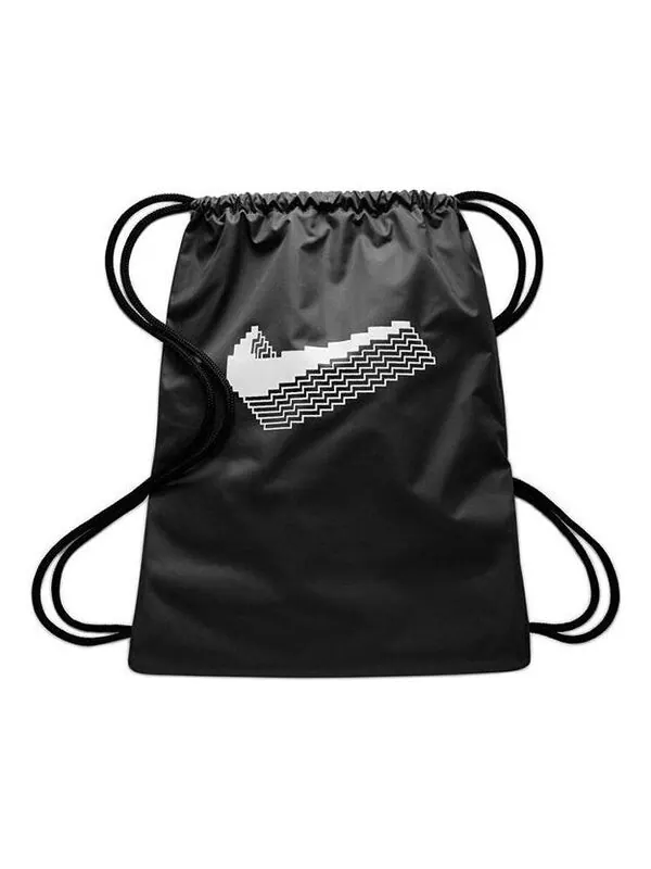 Сумка gym bag 'black' Nike — изображение 1 из 4, черный / белый