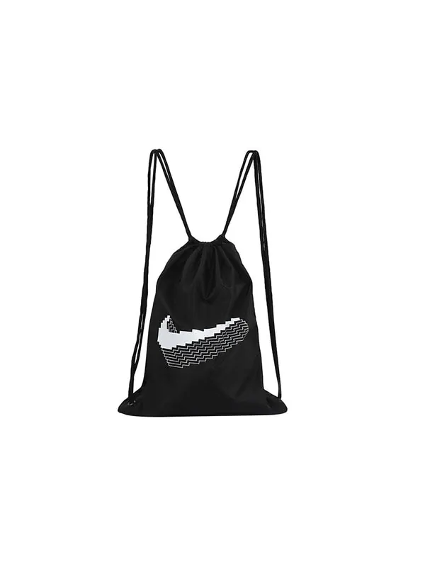 Сумка gym bag 'black' Nike — изображение 3 из 4, черный / белый